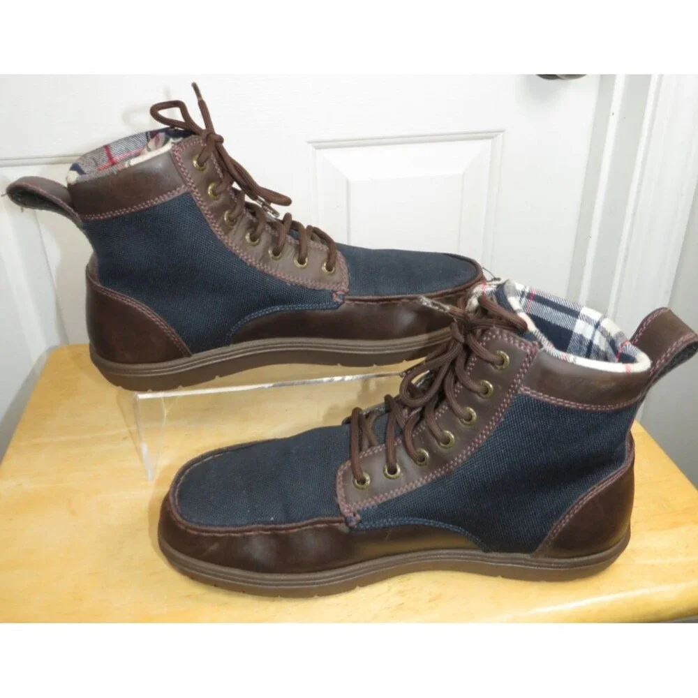 LEMS Navy Stout Boulder Boots Unisex Men's Size 9.5/Women 11 LM191127